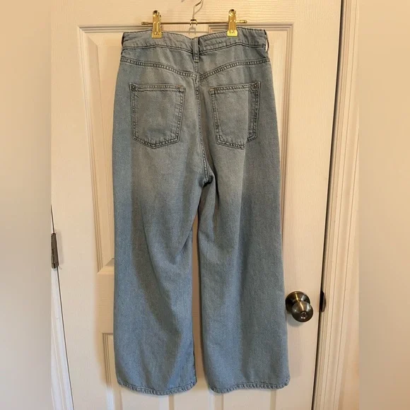 Anthropologie Pilcro Light Blue Wide-Leg Jeans - Picture 6 of 8